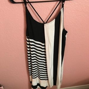 geometric print dress